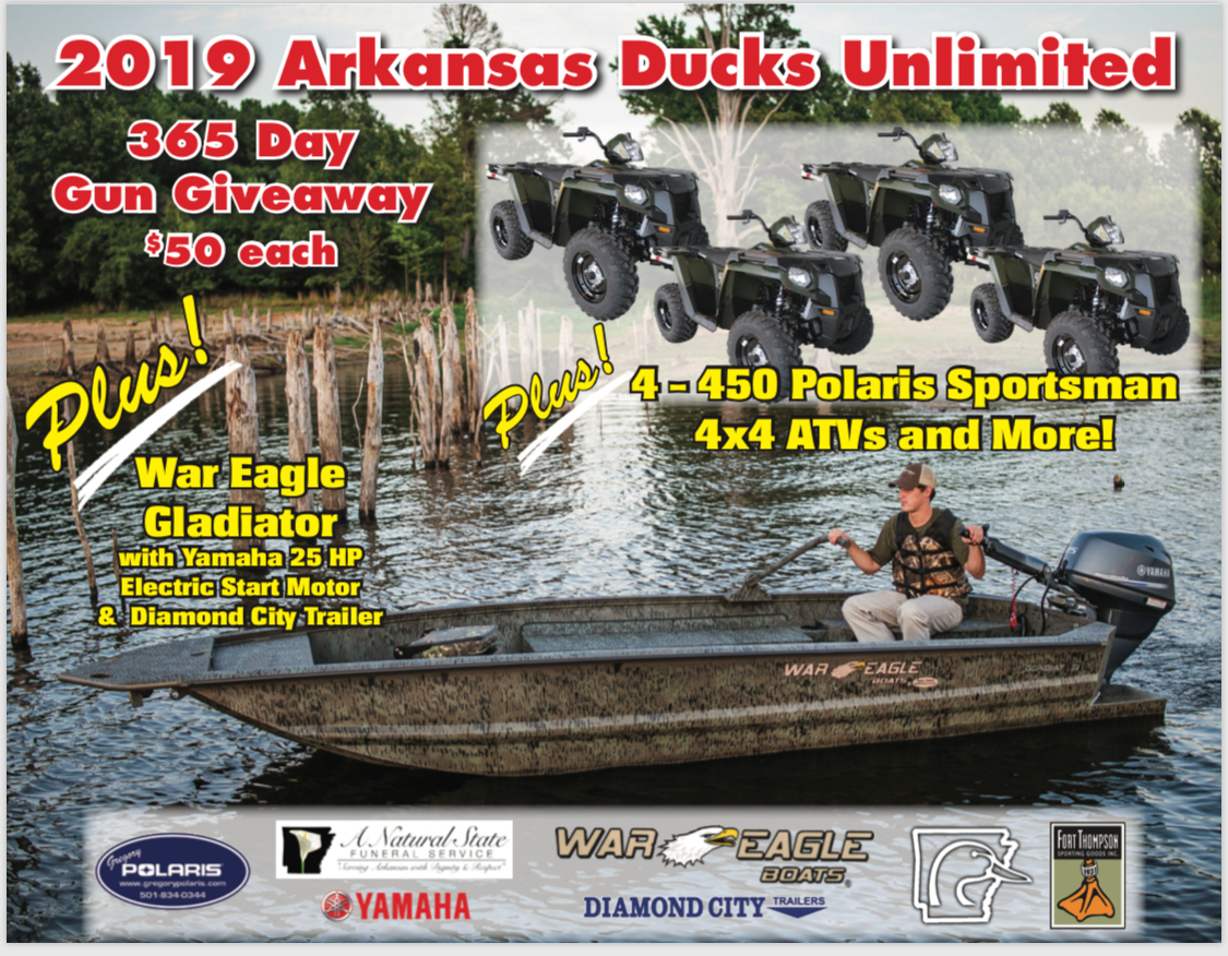 Arkansas DU Calendar Gun Giveaway Arkansas DU Calendar Gun Giveaway