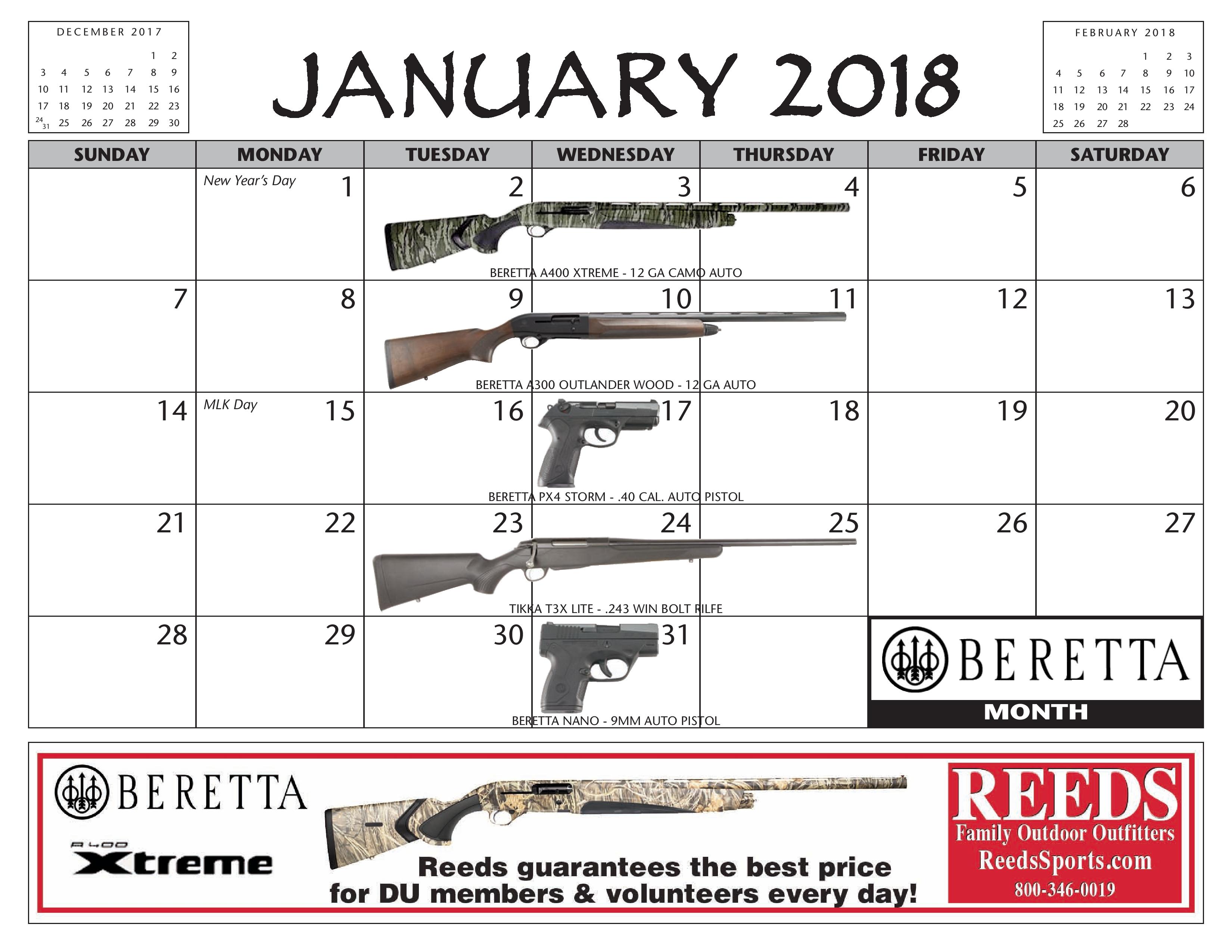 2018 Maryland Gun Calendar Giveaway 2018 Maryland Gun Calendar Giveaway