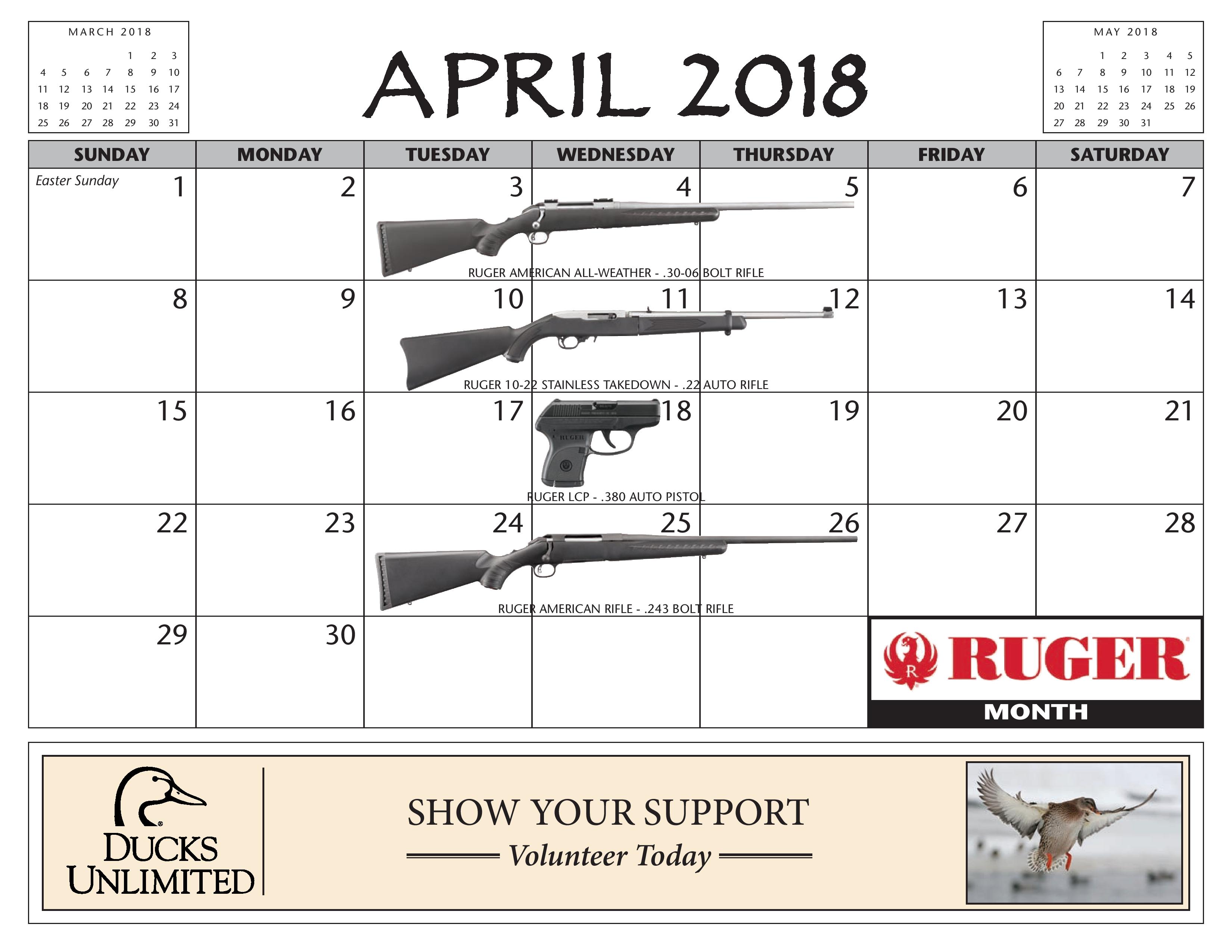 2018 Maryland Gun Calendar Giveaway 2018 Maryland Gun Calendar Giveaway