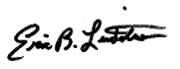 Eric Lindstorm signature